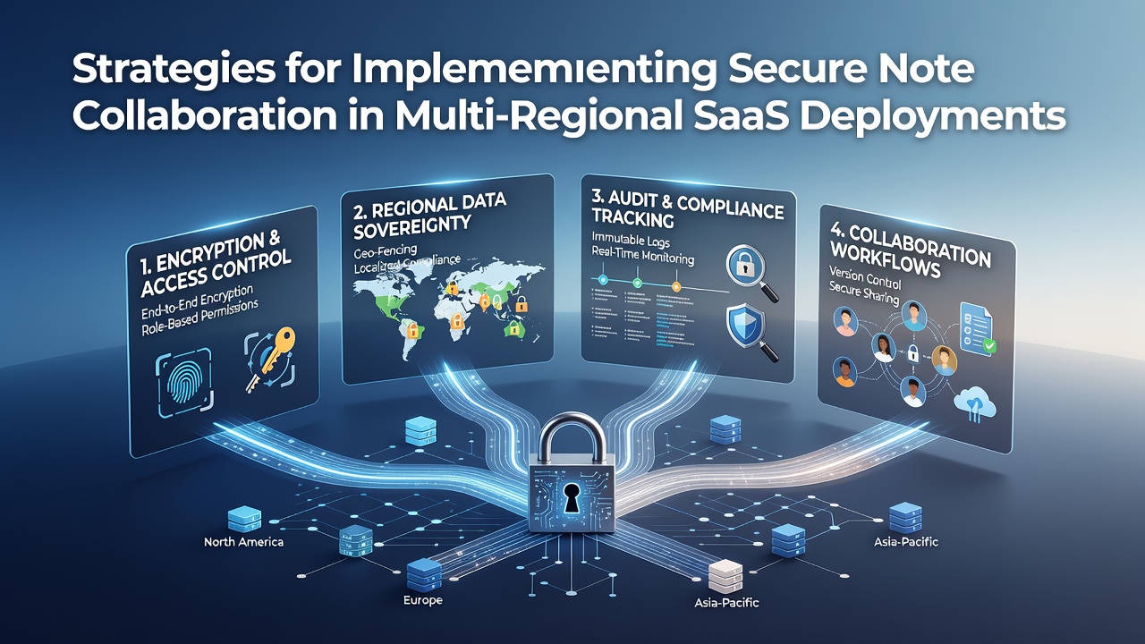 Strategies for Implementing Secure Note Collaboration in Multi-Regional SaaS Deployments