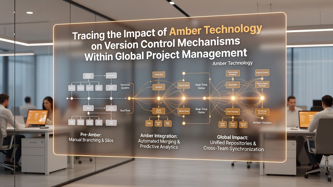 Global team collaboration interface powered by Amber-enhanced version tracking